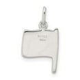 thumbnail image 4 of Sterling Silver Polished Enamel American Flag Pendant QC8636, 4 of 4