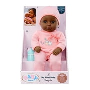 Baby Born My Real Baby Doll Harper, Dark Brown Eyes, Soft-Bodied, Kids Ages 3+, Drinks & Wets, Cries Tears