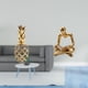 thumbnail image 2 of Estatua de resina,Estatua de resina para decoración del hogar,manualidades,oro,Figura de pensador abstracto,Estatua de pensador abstracto,decoración para el hogar,Figura humana decorativa, 2 of 8