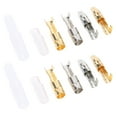 thumbnail image 4 of Connector 400Pcs Motorcycle Connector Plastic Male Female Electrical Terminal Gold Silver 3.9mm, 4 of 8