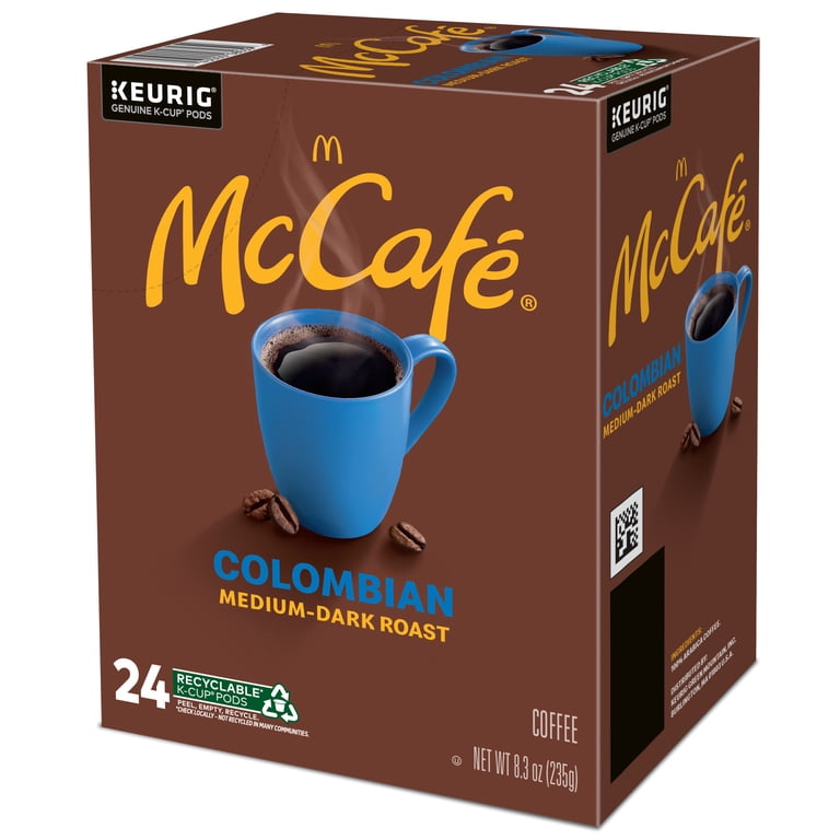 McCafe, Colombian Medium-Dark Roast K-Cup Coffee Pods, 24 Count