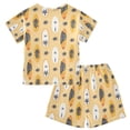 thumbnail image 5 of joogoo Surfboard Summer Pattern Pajama Sets Short Sleeve Cotton 2-Piece Sleepwear 12Y, 5 of 7