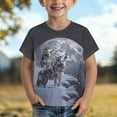 thumbnail image 2 of CONROSES Boys Short Sleeve Tshirts Wolf Graphic Y2K Summer T-Shirts Tee Tops, Sizes 1-2 Years, 2 of 5