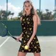 thumbnail image 2 of Yuyamidu Yellow Heart Love Womens Tennis Dress Valentine's Day Quick Dry Sports Activewear Dresseswith Built-in Shorts Summer Outfits Sleeveless Tennis Dress Size M, 2 of 7