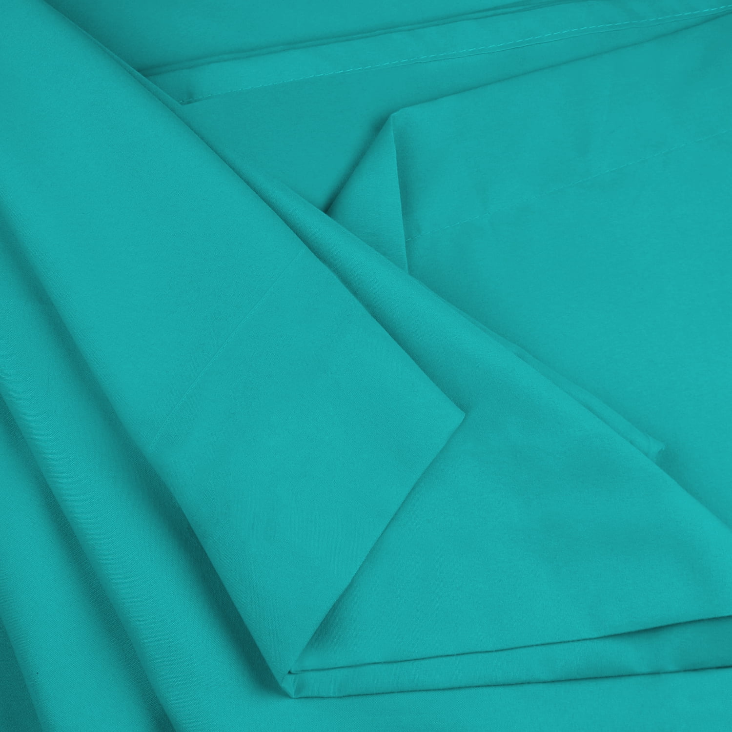 Extra Deep Pocket 4 Piece Bed Sheet Set – Super Deep Fitted Sheet Fits Mattress from 18-24 inces Depth – Double Brushed Microfiber Sheets with 2 Pillow Cases, Twin XL, Teal
