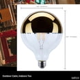 thumbnail image 6 of Satco S12546 G40 LED Gold Crown Globe Light Bulbs 8W 120V 2700K E26 Medium Base Dimmable (6 Pack), 6 of 11