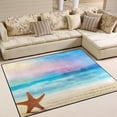 thumbnail image 2 of Coolnut Starfish on Colorful Background 80 x 58 inches Lightweight Soft Area Rug Mat Indoor Floor Rugs Home Decoration for Kids Room Living Room, 2 of 6