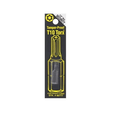 Best Way Tools T10 Tmpr Security Bit 86777 (Best Way To Drill A Hole In Glass)