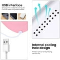 thumbnail image 4 of 54W Portable Nail Care Lamp High Power Machine with Digital Display for Fingernails and Toenails White, 4 of 4
