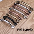 thumbnail image 6 of tooloflife 1/2/5 Pcs Zinc Alloy Pull Handle for Door Drawer Wardrobes Cabinet Furniture Decor 78mm-110mm Black, 6 of 6