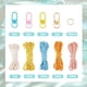 thumbnail image 2 of Kit para hacer 4 llaveros de macramé con lazo y borlas. Incluye instrucciones., 2 of 8