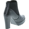 thumbnail image 5 of Breckelle's HANNA-11 Women's Platform Chunky Heel Lug Sole Chelsea Ankle Booties, 5 of 7
