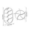 thumbnail image 4 of 2pcs Bread Molds Plastic Shaping Pastry Moulds Plastic Bread Moulds Non-stick Reusable Bread Baking Accessories, White, 4 of 6