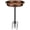 Bronze, variant on SPECSTAR Oval Polyresin Bird Bath Bowl with Metal Stake, 29 inch Height Outdoor Freestanding Birdfeeder, Capacity 1.3 Gallons, 5-Pronged Base, Bronze