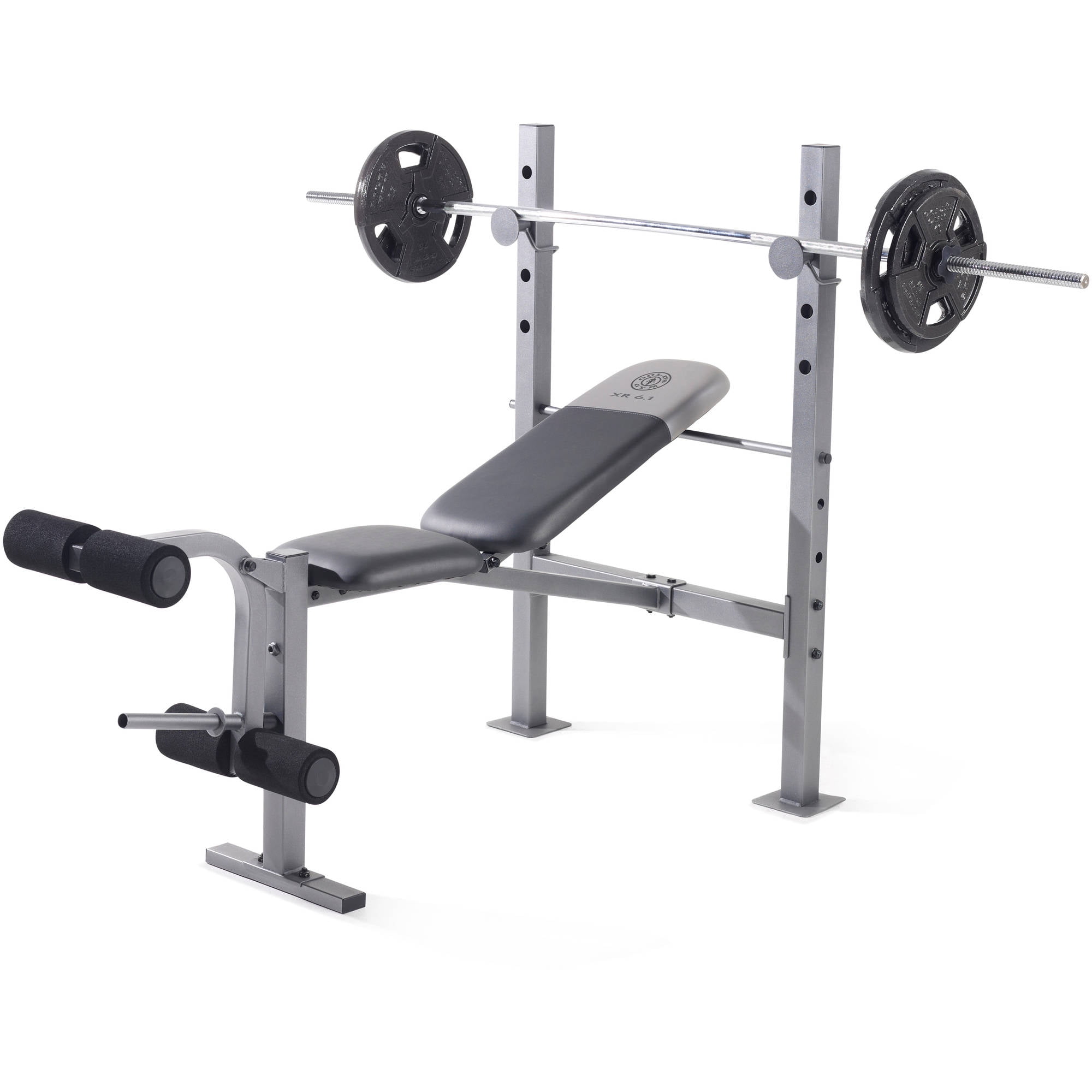 Adjustable Weight Lifting Flat Bench Rack Set Fitness Exercise Body Workout New Sporting Goods Fitness