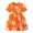 C-Orange322, variant on JAJAHO Cute Clothes For Girls Kids Dress Short Sleeve Sweet Heart Graphic Crew Neck Mini Dress Valentine's Day Lovely Dresses
