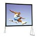 Fast Fold Deluxe Screen System - Da-Lite Heavy Duty Fast-Fold Deluxe Screen System Video Format - projection screen with heavy duty legs - 120 in ( 305 cm )