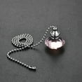 thumbnail image 5 of Uxcell Ceiling Fan Pull Chain Crystal Chain Extension Diamond Pendant 2Pcs Pink, 5 of 6