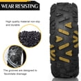 thumbnail image 4 of Ktaxon Set of 2 24x8-12 ATV & UTV All Terrain Tires, 6 Ply Tubeless Non-Directional Knobby Mud Tires, 4 of 14