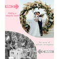 thumbnail image 5 of Black Metal Wedding Arch Backdrop Stand - 8FT Wide, 7FT High Balloon Arch Frame with Base for Wedding, Ceremony, Outdoor Garden, Climbing Plants, Event Decoration, 5 of 5