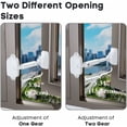 thumbnail image 2 of Child Safety Window Limiter for Baby Safety Window Locks, Window Safety Locks for Toddlers and Pets (White), 2 of 5