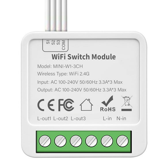 For Tuya For Smart Switch WIFI 10A 2/3/4 Bit 2 Way Control Home Automation Module