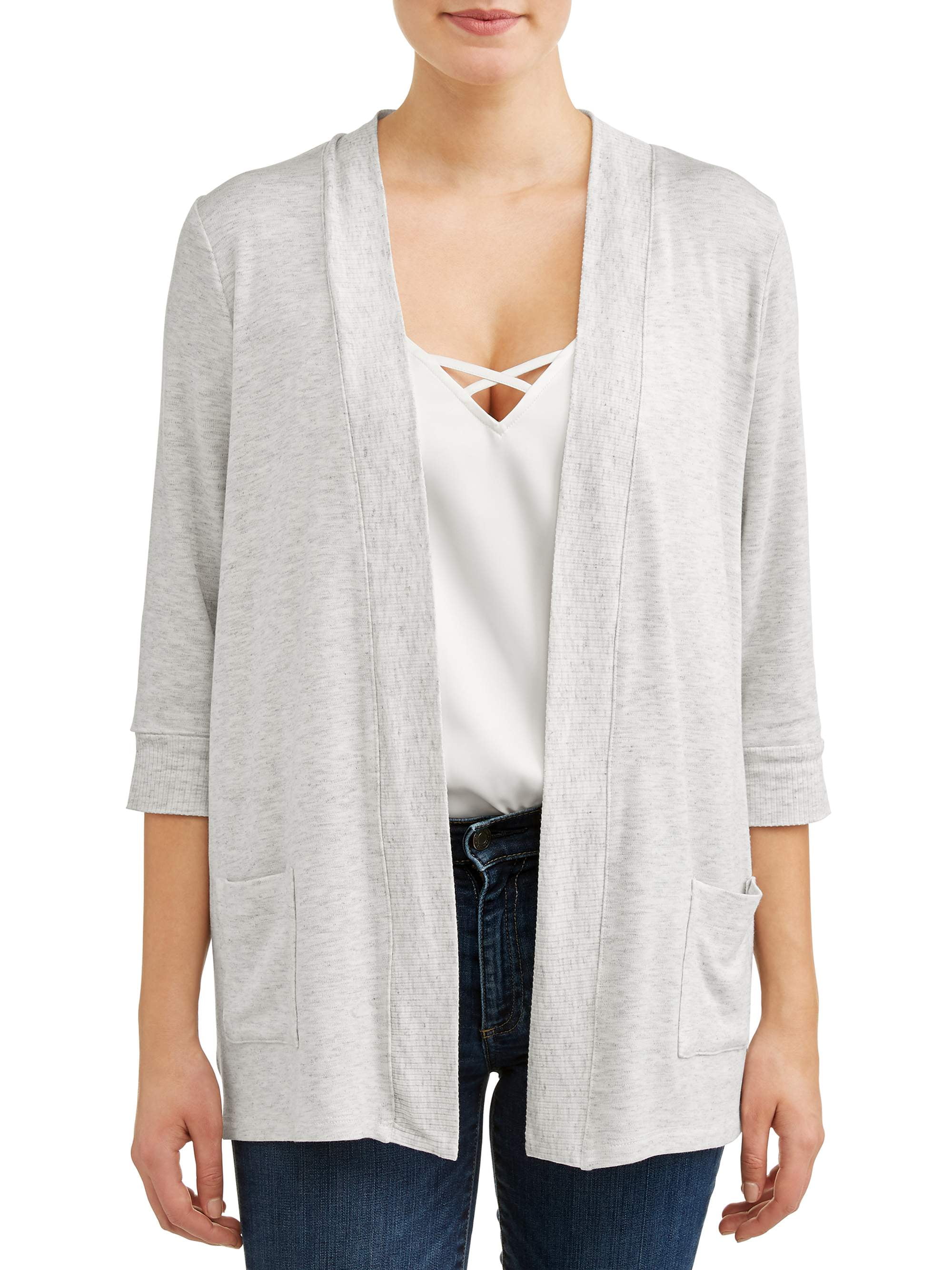 open front cardigan walmart