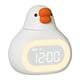thumbnail image 1 of Reloj despertador digital de dibujos animados con luz nocturna regulable y recargable para niños. Blanco, 1 of 9