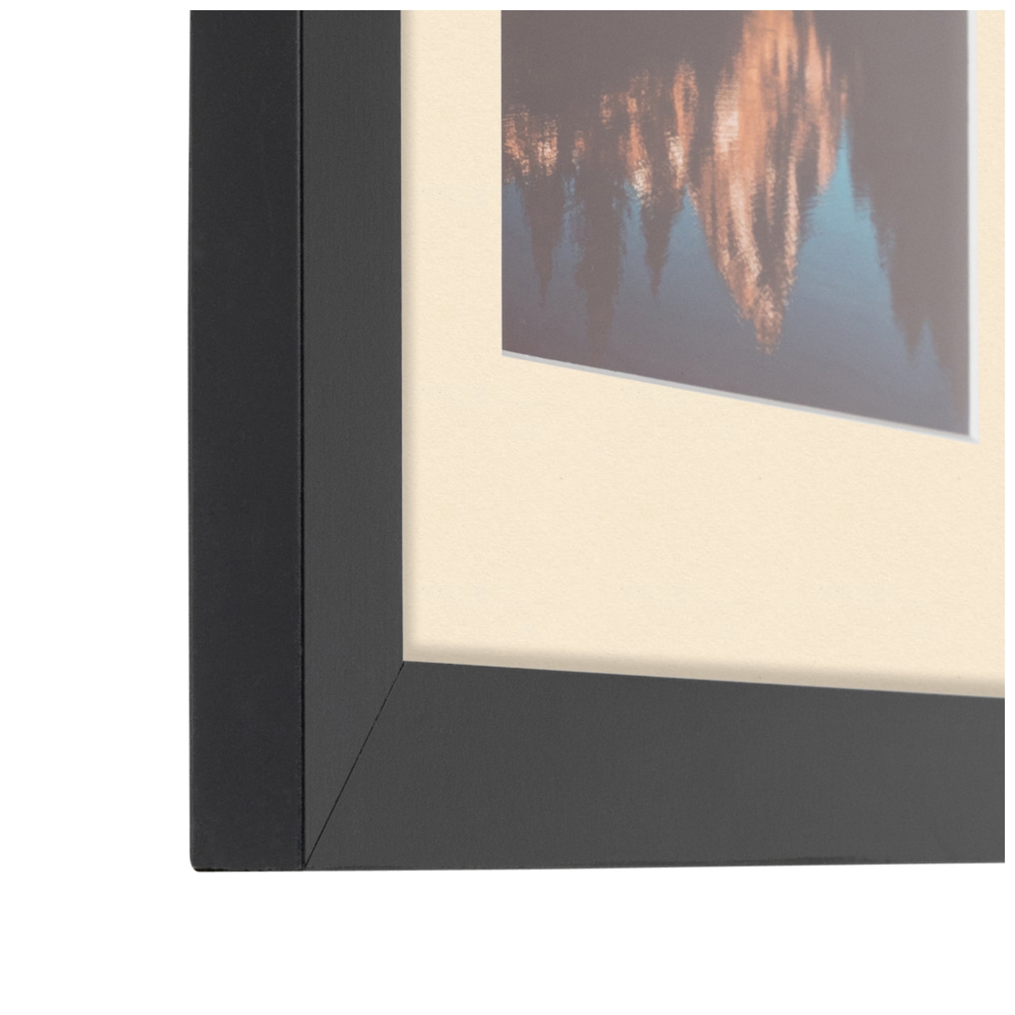 ArtToFrames Collage Photo Picture Frame with 12 - 5x7 Openings, Framed in Black with Alabaster and Black Mats (CDM-3926-234)