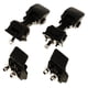 thumbnail image 1 of 1 Par Hood Lock Latch Bracket Buckle Negro para TJ 1997-2007, 1 of 7