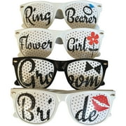 Brides Wedding Party Sunglasses, Set of 4