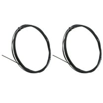 unbranded 2 Pcs Gear Bicycle Brake Cable Universal Brake Cable 170X0.2X0.2CM Black