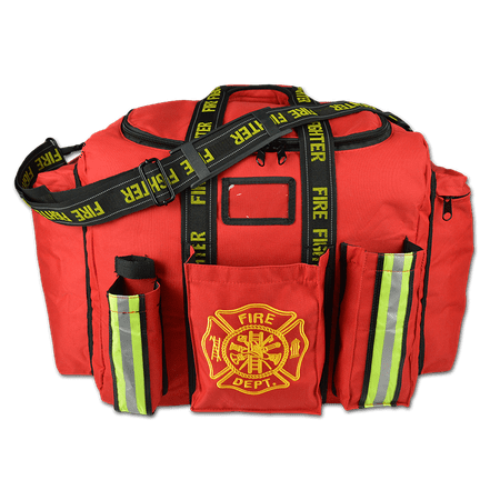 Lightning X Premium Firefighter Fireman Xl Step In Turnout Fire Bunker Duty Gear Bag W Shoulder Strap Front Operations Pockets Red Lightning X Premium Firefighter Fireman Xl Step In Turnout Fire Bunker Duty Gear Bag W Shoulder Strap Front Operations Pockets Red