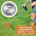 thumbnail image 4 of Weed Eater, Electric Weed Mower Cordless Trimmer, Telescopic Rod Home Weed Eater Cutter, Rechargeable Handheld Lawn Mower with 2 Batteries (12V 2.0Ah), 1 Charger, 4 of 8