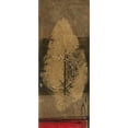 thumbnail image 3 of Kikani, Umang 8x14 Black Modern Framed Museum Art Print Titled - Golden Leaf I, 3 of 5