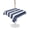 Navy Blue, variant on Outdoor Tablecloth with Umbrella Hole for Patio/Picnic/Party/Camping, Red Striped Waterproof Table Cloth Rectangle Table Cover Washable, Modern Thin Line Vertical Stripes (54"x 80")