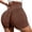 Coffee, variant on Huangxinggg Women Workout Shorts 3.6 Yoga Shorts for Women High Waist Set
