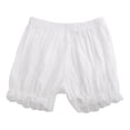 thumbnail image 3 of Emitonse Toddler Biker Shorts Baby Girl Clothes Toddler and Baby Girls' Cotton Stretch Jersey Bike Shorts White,Size 13-14 Years, 3 of 6