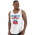thumbnail image 3 of USA American Patriotic Papa Smurf Tank Top Sleeveless Tee Men Brisco Brands S, 3 of 6