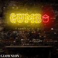 thumbnail image 4 of Glowneon Gumbo Restaurant Neon Open Sign, Gumbo Diner Wall Art Decor, 4 of 5