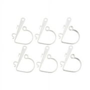 Victoria Lynn Clear Plastic Pew Clips - 6 pieces
