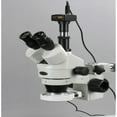thumbnail image 3 of AmScope Trinocular LED Boom Stand Stereo Zoom Microscope + 5MP Camera New, 3 of 5