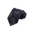 thumbnail image 3 of Cloudstyle Men's Jacquard Tie & Pocket Square Set - Business Casual Necktie 2-Piece Set with 23x23cm Pocket Square, 3 of 10