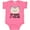 Hot Pink, variant on Inktastic Nana Loves Me Grandchild Girls Baby Bodysuit