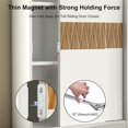 thumbnail image 6 of Drawer Magnets 12 Pack Ultra Thin Cabinet Door Magnet Stainless Steel Magnetic Cabinet Latches Hardware Cabinet Magnets Catch for Sliding Door Kitchen Cupboard Closure Closet Door Closer, 6 of 9