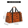 thumbnail image 3 of Disketp Happy Halloween 6 Bolsa de Viaje Tipo Duffle, Bolso de Mano para Fin de Semana para Mujer, Bolsa de Gimnasio Ligera para Hombre, Esencial para Viajes, 3 of 7