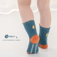 thumbnail image 5 of 6 Pairs Baby Non Slip Socks Toddler Socks With Grips Ankle for Infants Kids Little Girls Boys, 5 of 9