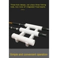 thumbnail image 5 of Fishing Rod Racks Holder with Slots Space Saving 3 Tubes Link Mount Bracket for Saltwater Freshwater, 5 of 8