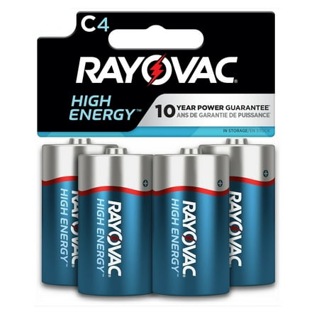 GTIN 012800517756 product image for Rayovac High Energy C Batteries (4 Pack)  Alkaline C Cell Batteries | upcitemdb.com