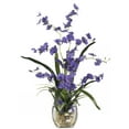 thumbnail image 7 of Nearly Natural Dancing Lady Orchid Liquid Illusion Silk Flower Arrangement, Purple, 7 of 7